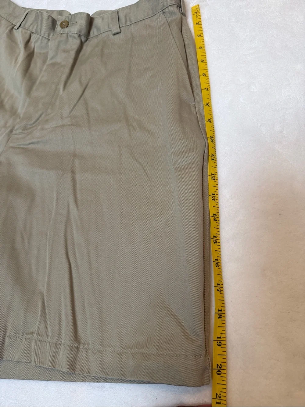 Nike Golf Men's Khaki Chino Shorts Size 34 M Swoosh